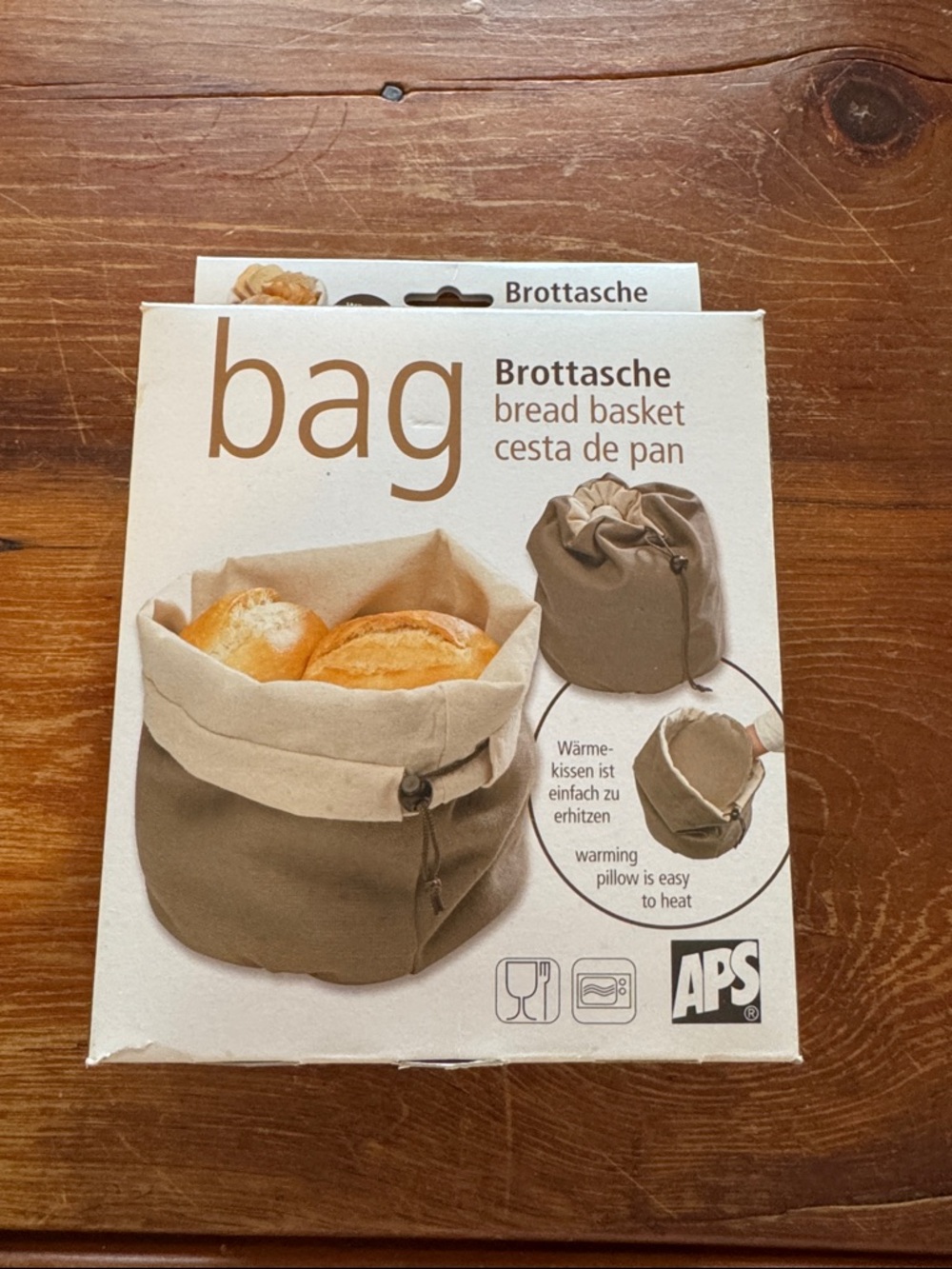 Brottasche Bread Basket with warming pad